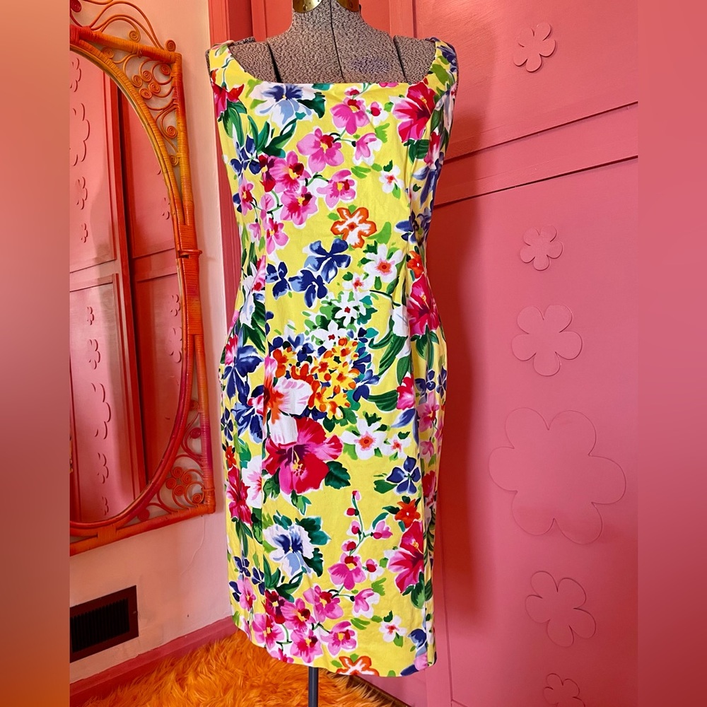 Yellow Floral Sundress
